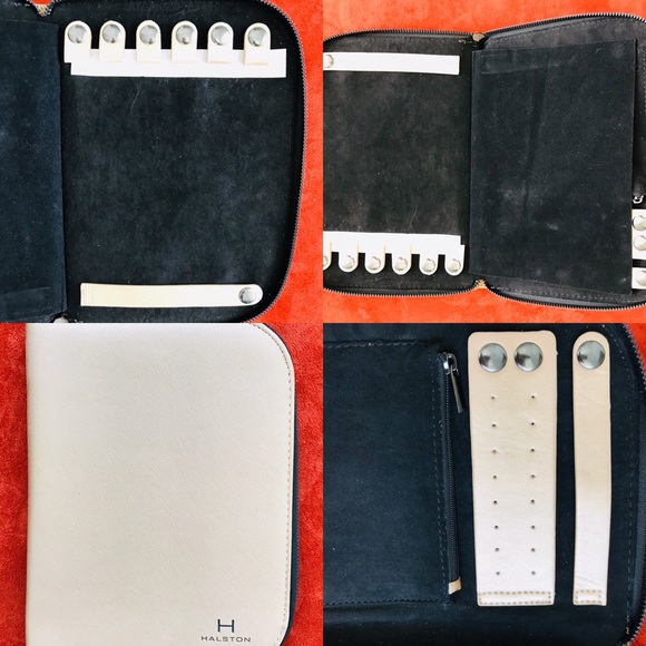 SALE! H by HALSTON New Faux Leather JEWELRY PORTFOLIO - Picture 7 of 12